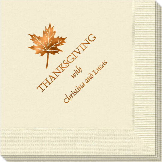 Little Autumn Leaf Napkins